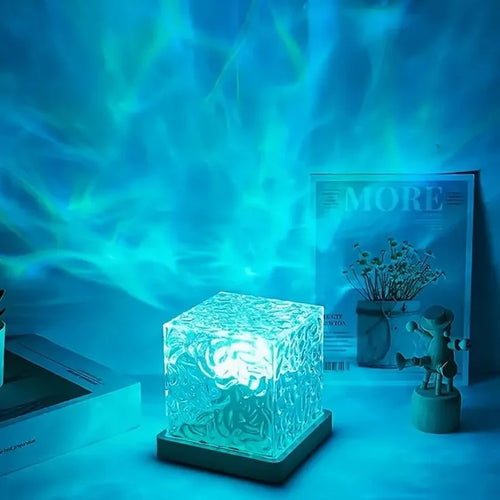 Wave Ocean Lamp - Multi Color LED Crystal Lamp with Remote Control