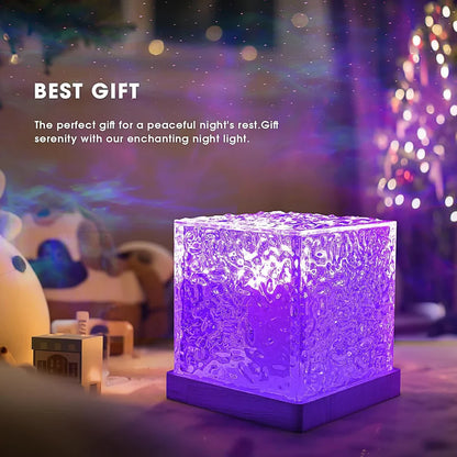 Wave Ocean Lamp - Multi Color LED Crystal Lamp with Remote Control